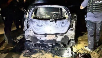 Полицейский застрелен, автомобиль подожжен в Наратхивате