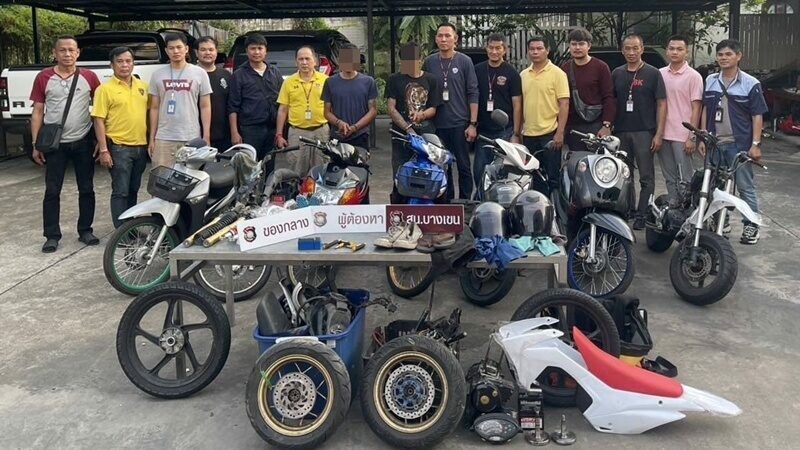 Полиция Банг Кхена арестовала братьев за кражу мотоцикла