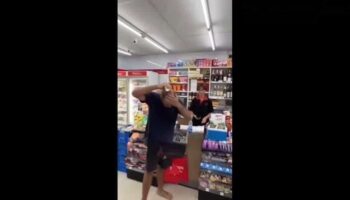 Пьяный бельгийский турист разгромил магазин в пьяном угаре