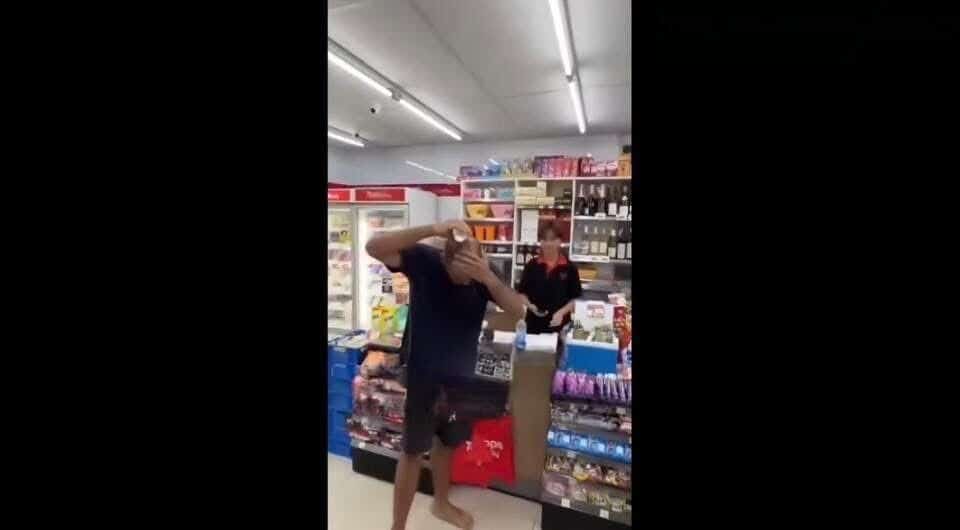 Пьяный бельгийский турист разгромил магазин в пьяном угаре
