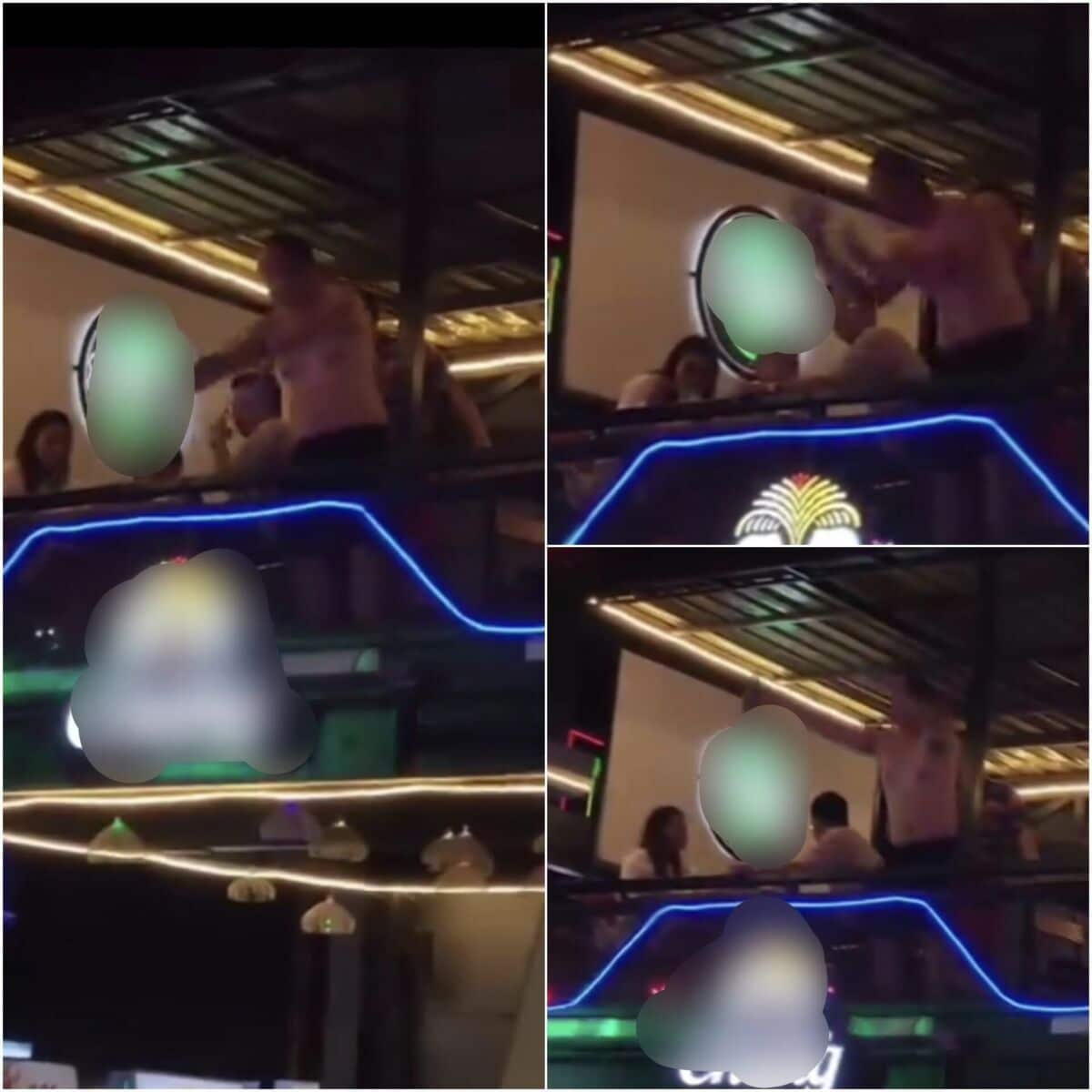 Пьяный китайский турист разбрасывается деньгами, в тайском ресторане начинается хаос