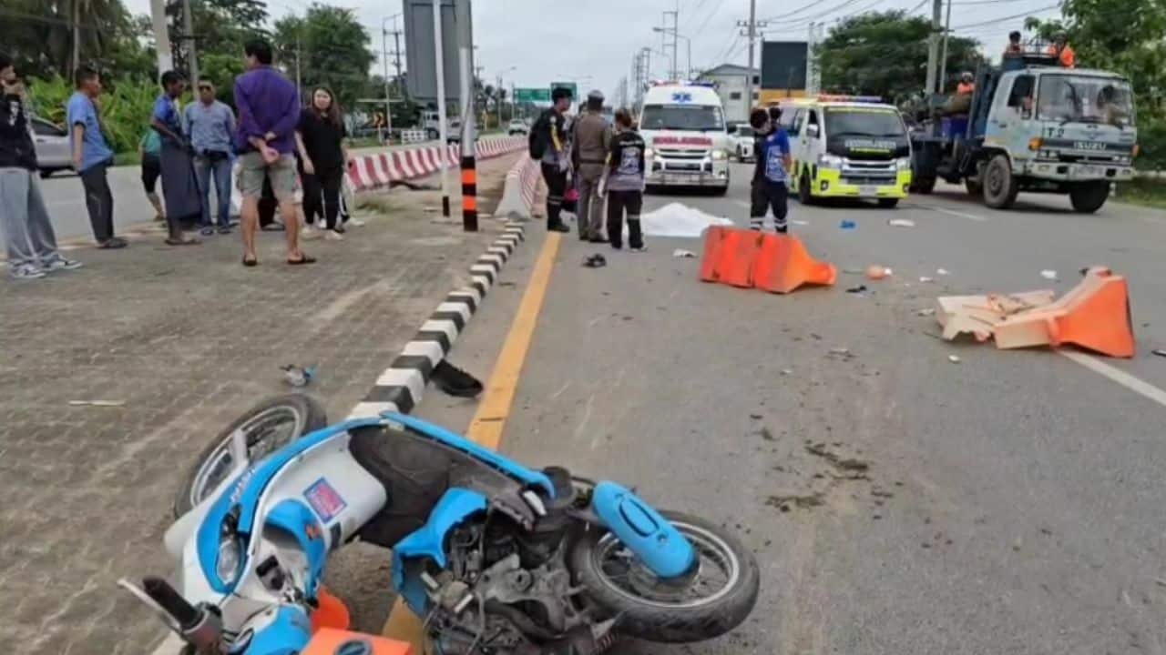 Тайская мать и двое детей погибли из-за пьяного водителя в Таке