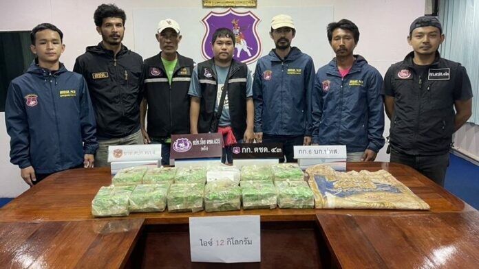 Тайская полиция изъяла в Транге 12 кг метамфетамина стоимостью 500 000 бат