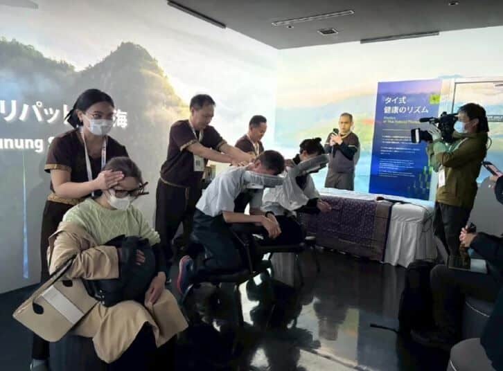 Тайский массаж привлек всеобщее внимание на выставке Osaka Expo 2025