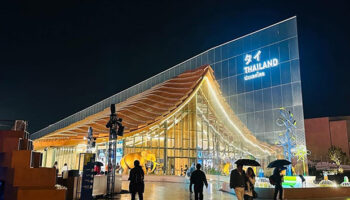 Тайский павильон не соответствует тематике выставки в Осаке?