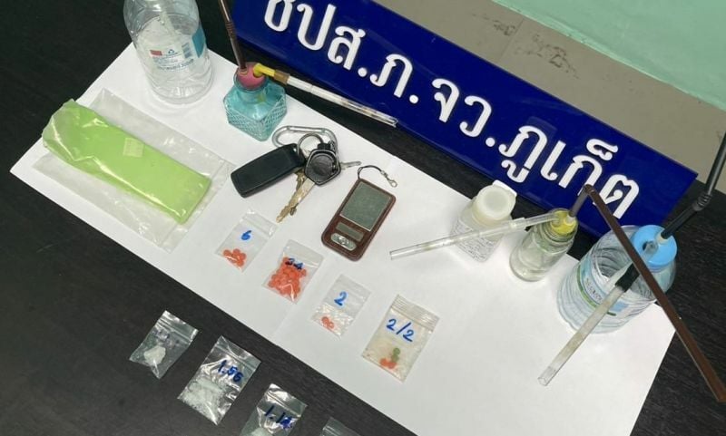 2 торговца метамфетамином арестованы в ходе полицейского рейда на Пхукете