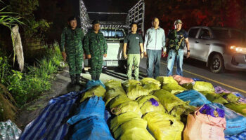 500 кг кристаллического метамфетамина, брошенного убегающими контрабандистами