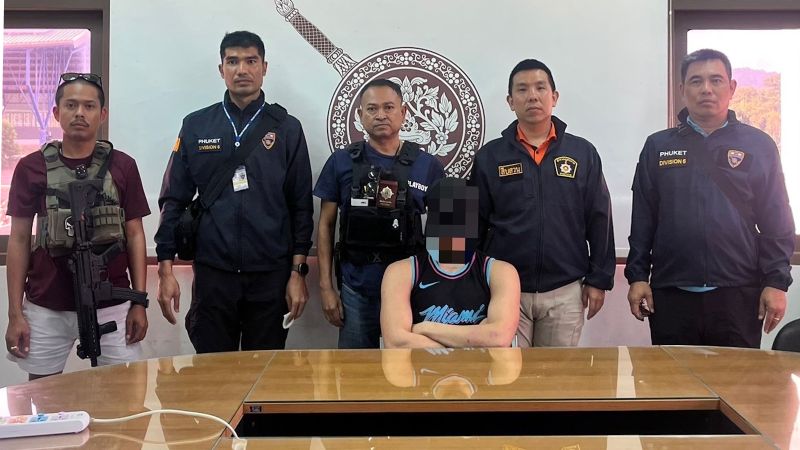 Австралиец арестован за кражу, совершенную в день прилета на Пхукет