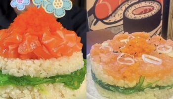 Акция японского ресторана "торт с лососем" на день рождения провалилась