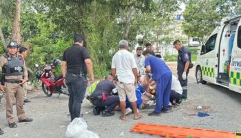 Британца зарезали и бросили возле здания суда в Паттайе