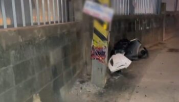 Водитель в Паттайе исчез после жестокой аварии, оставив разбитый автомобиль