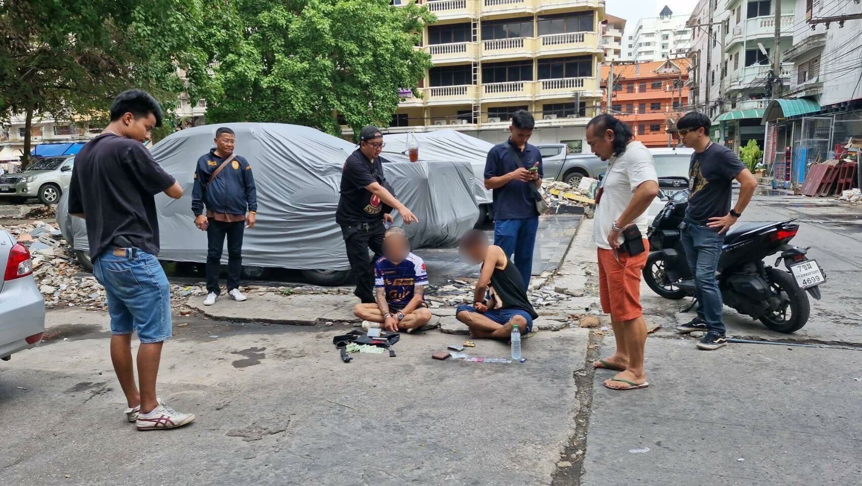 Дилеры сопротивлялись аресту во время жестокой облавы на наркоторговцев на Джомтьене в Паттайе