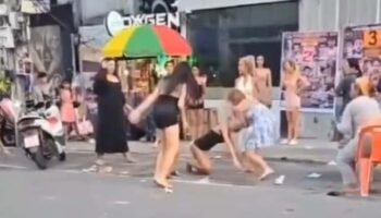 Драка на Патонге: Ледибои снова устраивают беспорядки на Сой Бангла (видео)