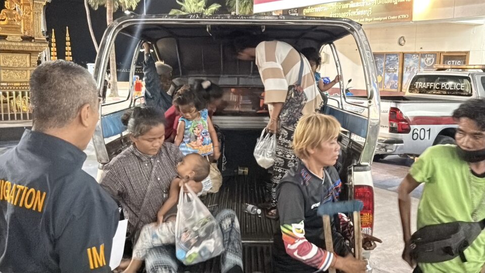 Иммиграционная полиция задержала группу попрошаек в Паттайе