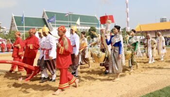 Королевский ритуал первой борозды в Таиланде