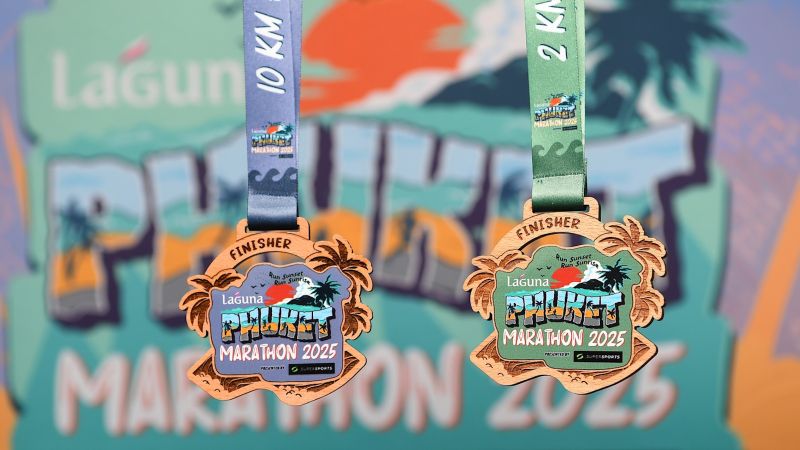 Награды Laguna Phuket Marathon стали деревянными