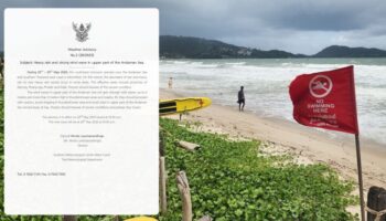 Первый большой сезонный шторм приближается к Пхукету