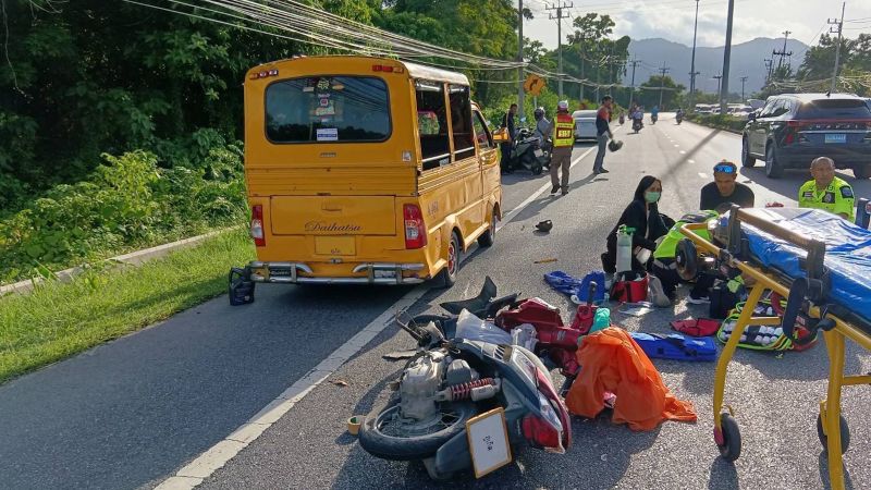 Престарелый мотоциклист погиб в дорожной аварии в Кату