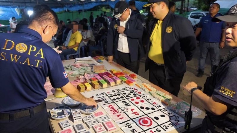 Спецназ DOPA ликвидировал нелегальное казино в Краби