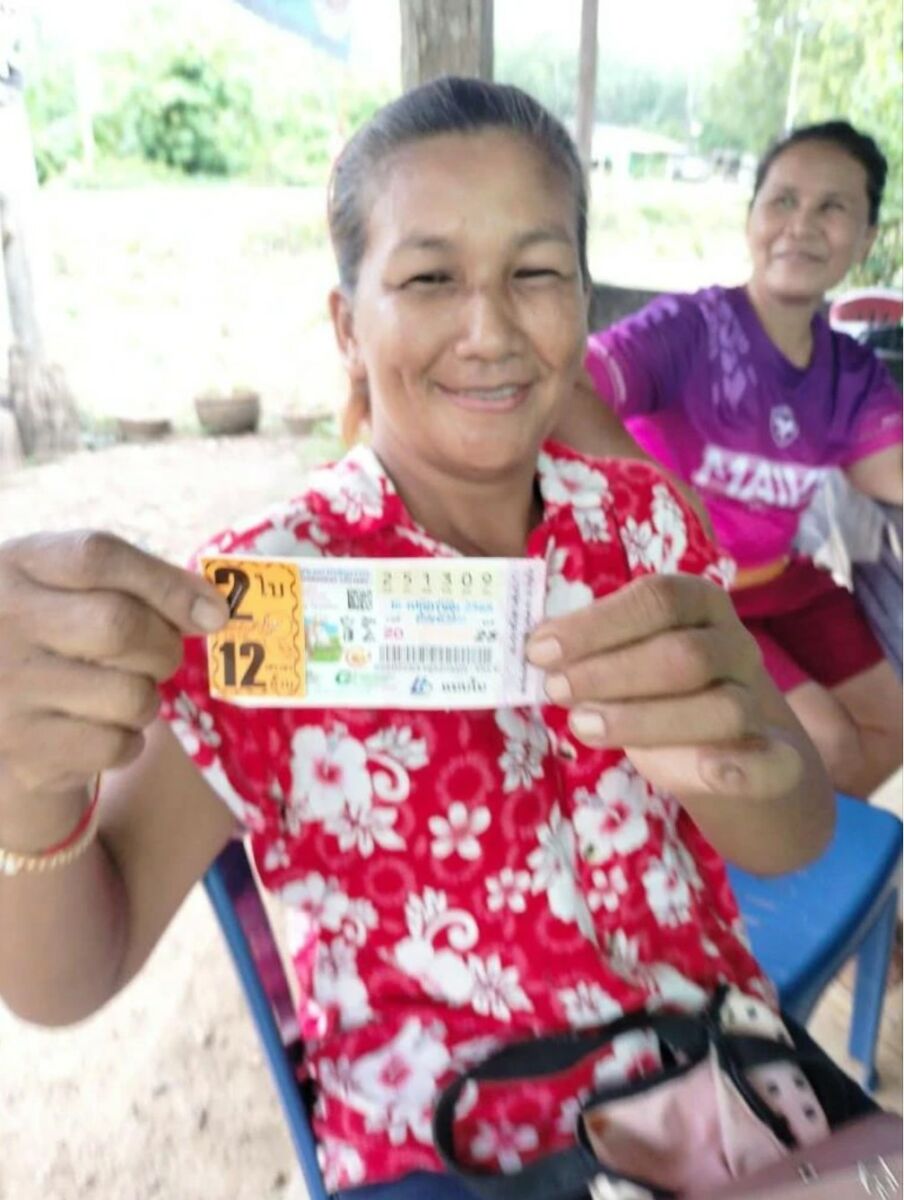 Удача в лотерее: ресторатор из Районга выиграл джекпот в размере 12 миллионов батов