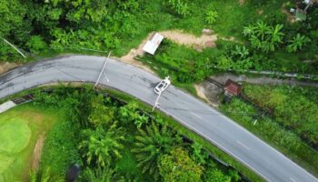 Часть района Кату оказалась обесточена в результате аварии