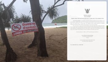 Штормовое предупреждение на Пхукете остается в силе до конца выходных