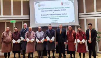 B.Grimm вступает в исторический проект гидроэнергетики с Бутаном