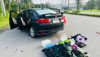 В автомобиле, направлявшемся в Пхукет, найдена бомба замедленного действия