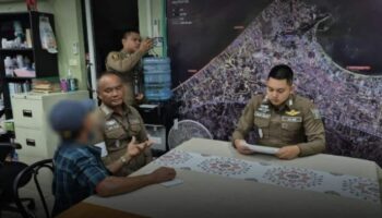 В Pattaya мотоциклетный бутлегер нападает на водителя Bolt в приступе дорожной ярости