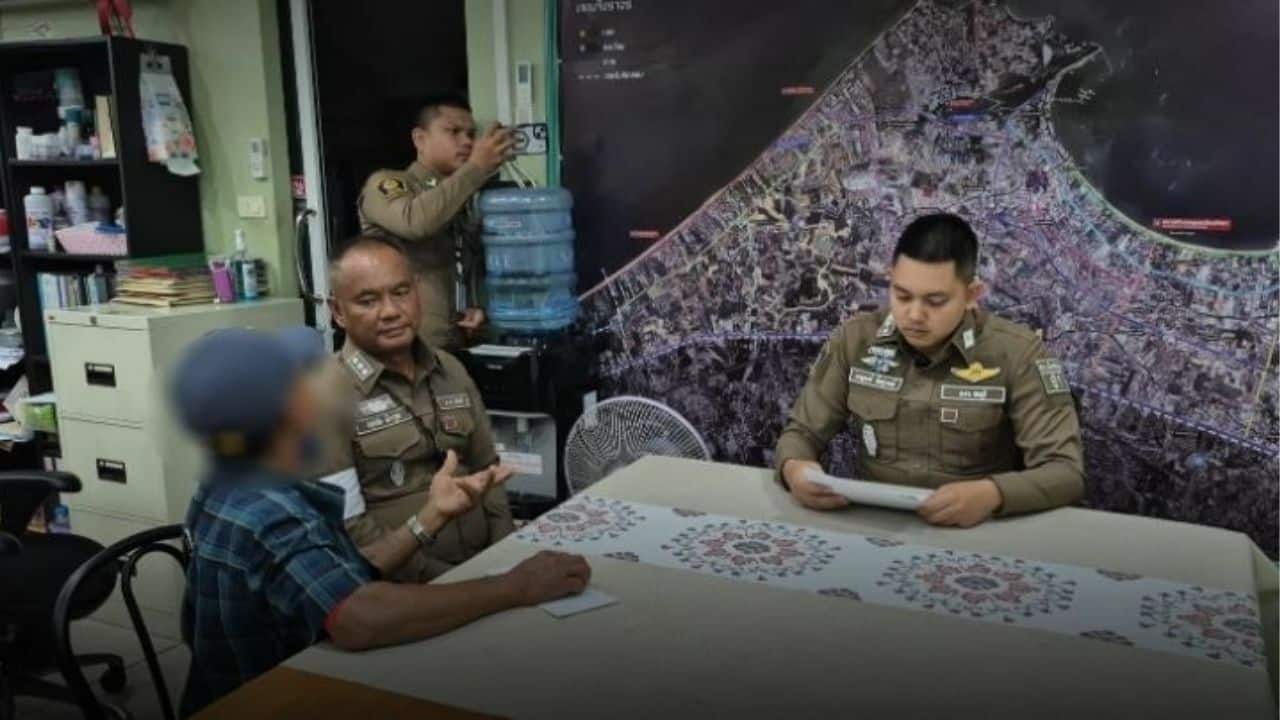 В Pattaya мотоциклетный бутлегер нападает на водителя Bolt в приступе дорожной ярости