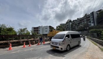 Дорогу Камала-Патонг временно закрыли для большегрузов