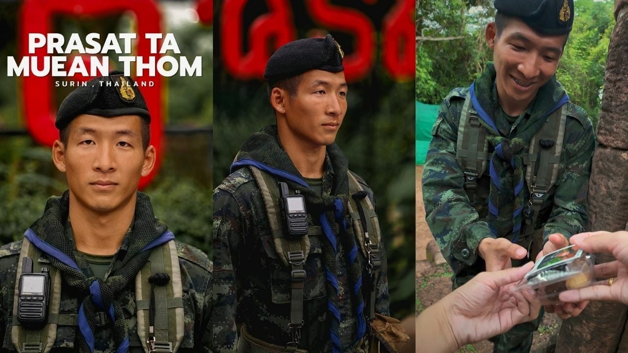 Искренний проект: тайский фотограф предлагает портреты и закуски пограничникам