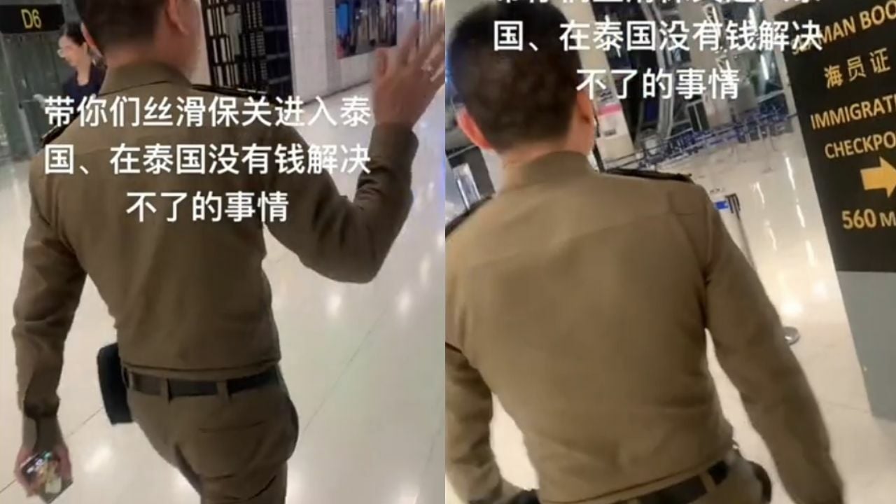 Китаец обвиняет иммиграционную полицию Таиланда в коррупции в вирусном видео