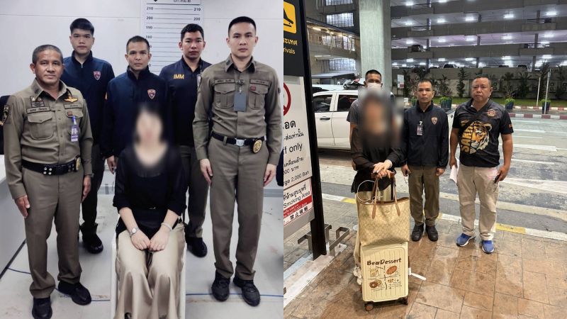 Китаянка арестована в аэропорту Пхукета по делу о работе без ворк-пермита