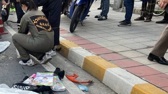 Мать и дочь погибли при столкновении цементовоза в Бангкоке