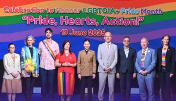 Министр называет закон о брачном равенстве в Таиланде исторической вехой в области прав человека на приеме Pride 2025 ‘EU-AUS-CAN-UK’