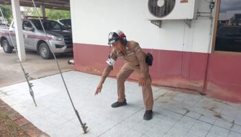 Мужчина повторно арестован за нападение на полицию в инциденте в Пранбури