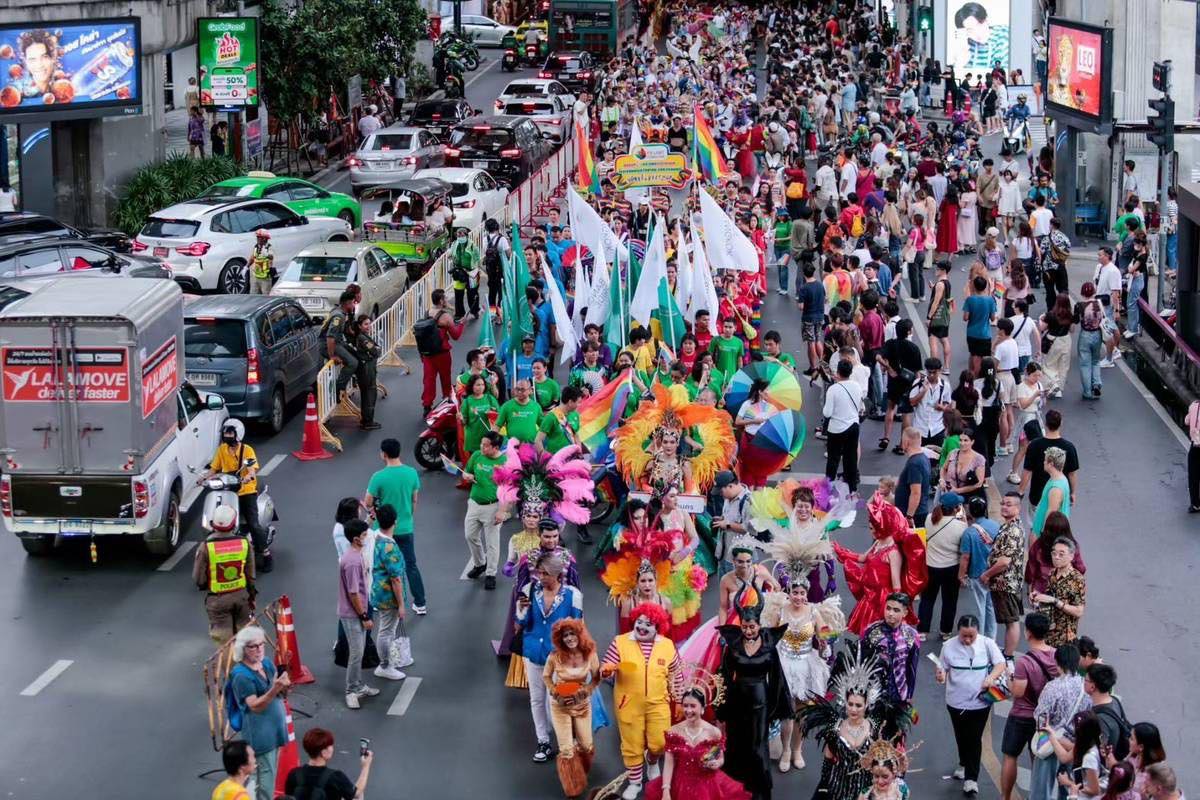 Парад Bangkok Pride 2025 войдет в мировую историю благодаря рекордному количеству участников