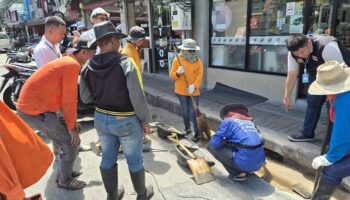 Паттайя борется с незаконными рампами, чтобы решить проблемы с дренажем