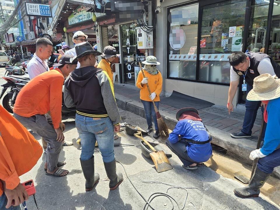 Паттайя борется с незаконными рампами, чтобы решить проблемы с дренажем