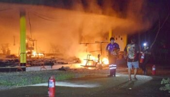 Пожар на курорте Чантабури повредил здание фитнес-центра и оборудование