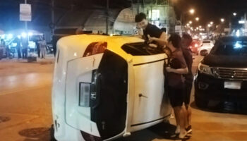 Полиция арестовывает продавцов вейпов, сбежавших после опрокидывания автомобиля