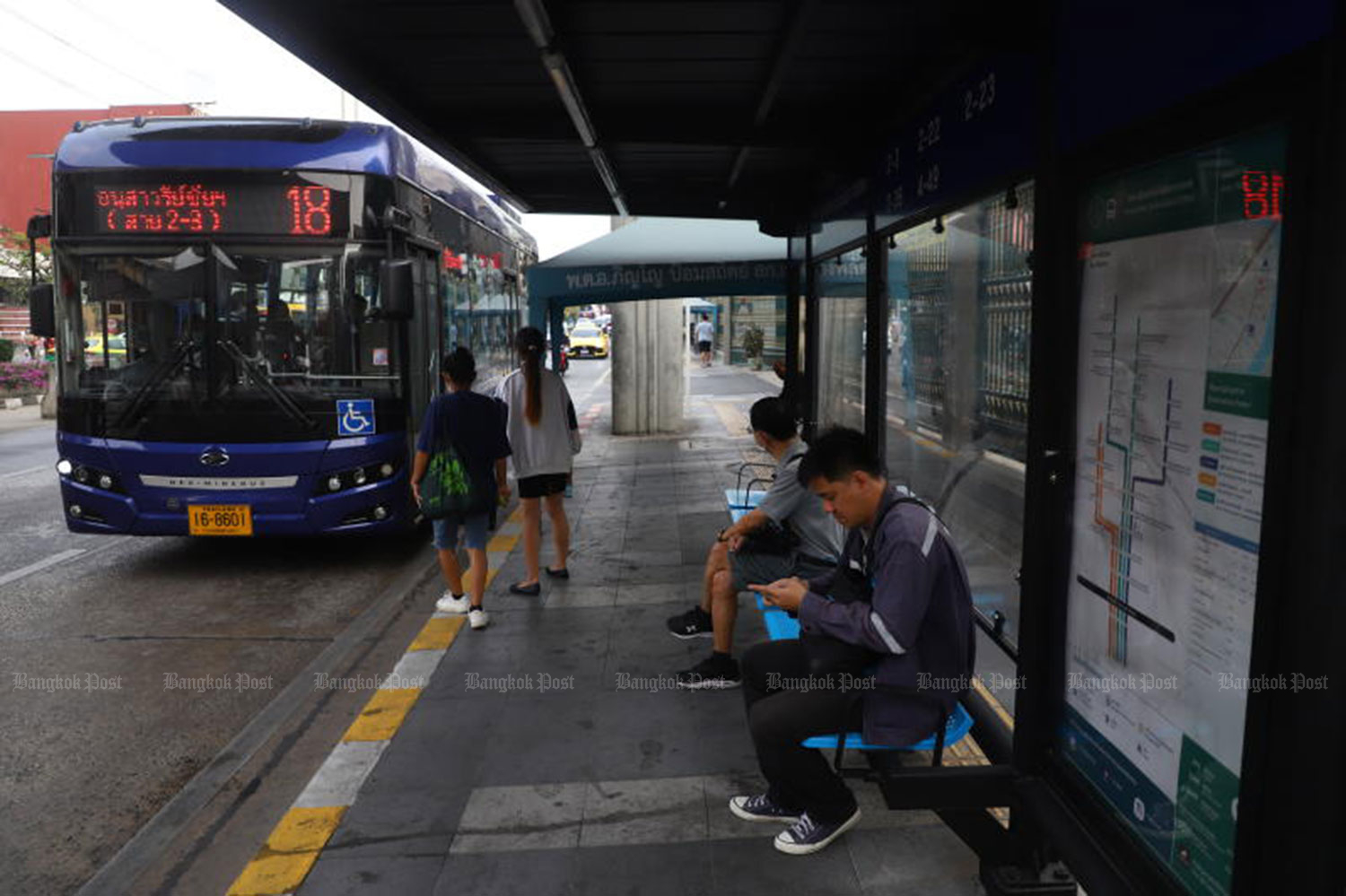 Правительство одобрило лизинг электрических автобусов для Бангкока