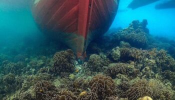 Судно из Мьянмы врезалось в риф в морском парке Таиланда