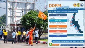 Учения C-MEX по действиям в случае цунами начинаются на Пхукете