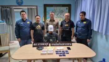 Фермер из Чонбури пойман с 10,000 метамфетаминовыми таблетками в операции под прикрытием