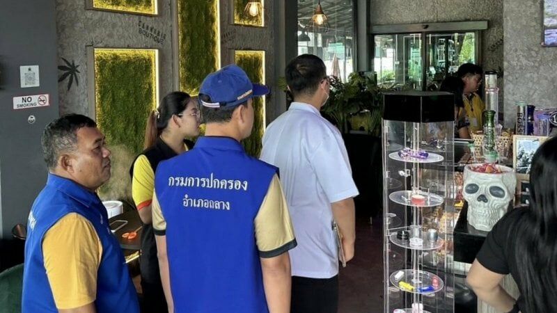 7 магазинов каннабиса на Пхукете закрыты в ходе операции по борьбе с преступностью