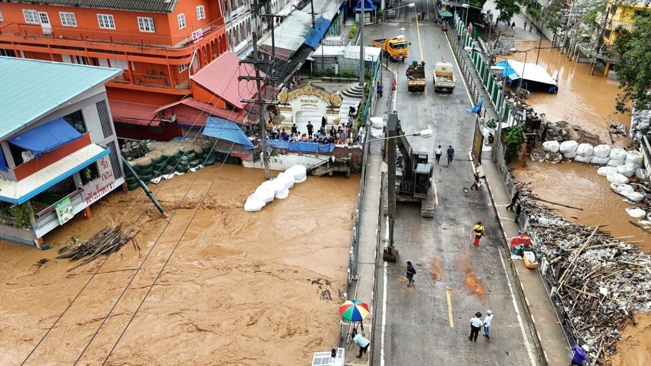 Chiang Rai в тревоге из-за поднимающихся вод, заливающих сообщества