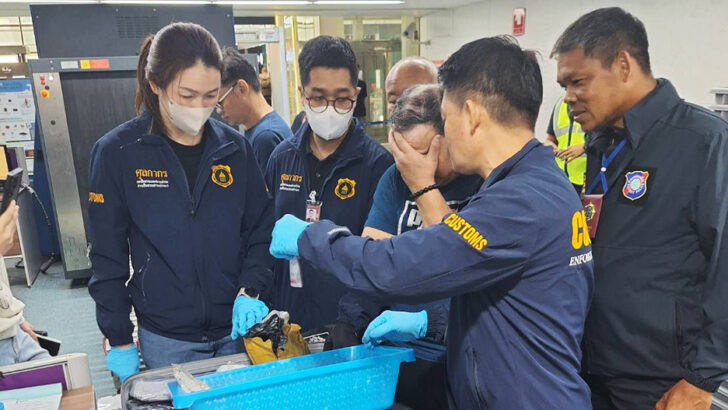 Американец арестован с героином, направлявшимся во Францию, в аэропорту Пхукета