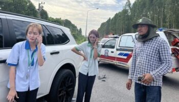 Братья-магазины погибли в аварии на мотоцикле в Чаченгсао